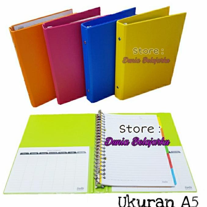 

Map Binder Bantex Multi-Ring Exclusive Loose Leaf File A5 dan B5 Loose