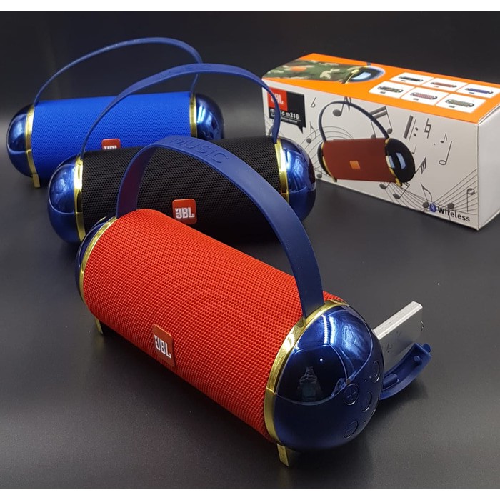 JBL M218 Portable Bluetooth Speaker With Call , Mic , Radio , Aux , SD