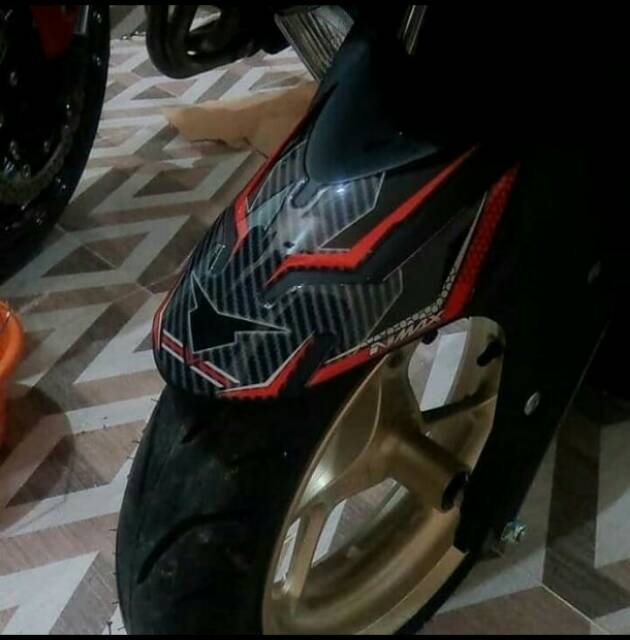 Stiker Sticker timbul Spakbor depan Yamaha New Nmax 2020