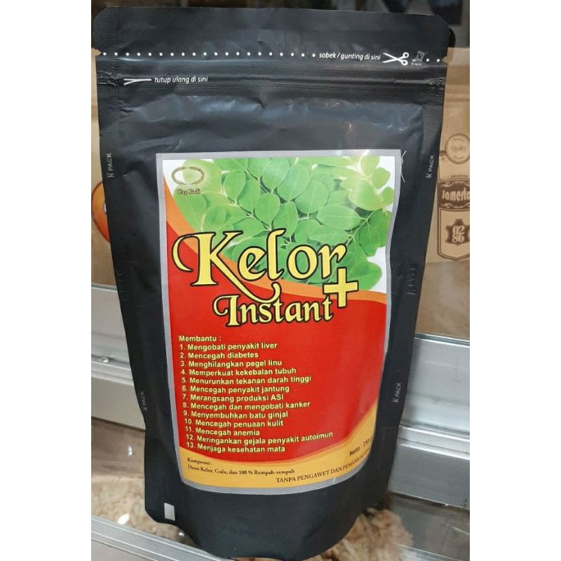 

KELOR INSTAN +, minuman herbal