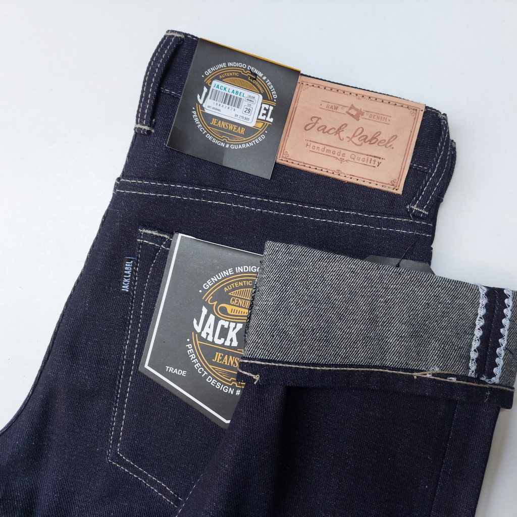 DENIM SELVEDGE | CELANA SELVEDGE 14OZ JACK LABEL JEANS PANJANG PRIA KEREN RETRO TERBARU