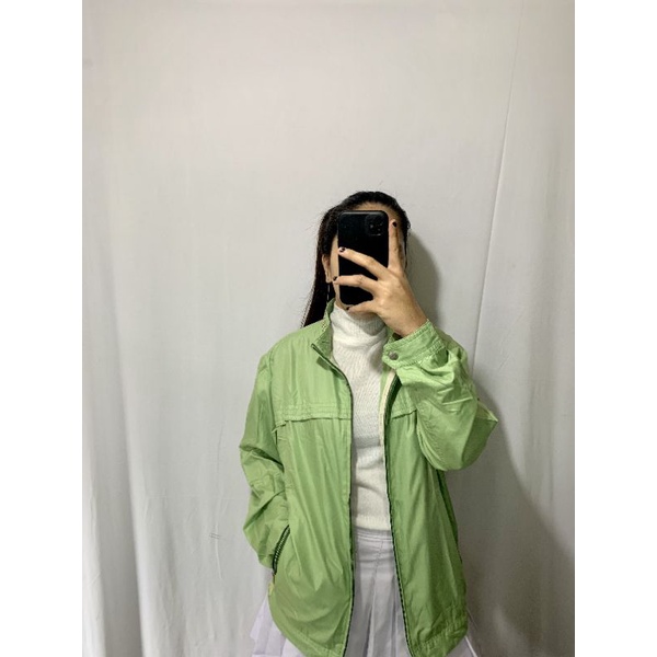 907 INDIAN ECOLUX PARASUT SPORT JAKET OUTER THRIFT CEWE PRELOVED WANITA SECOND