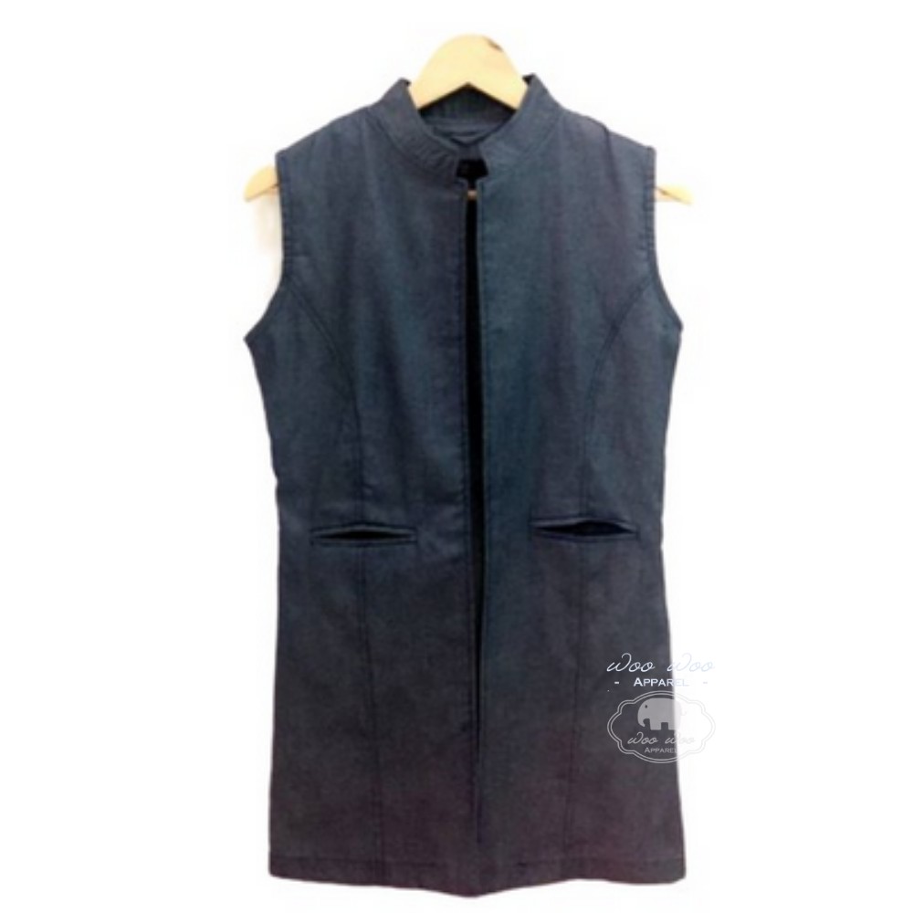 Denim Vest - Rompi Jeans Denim