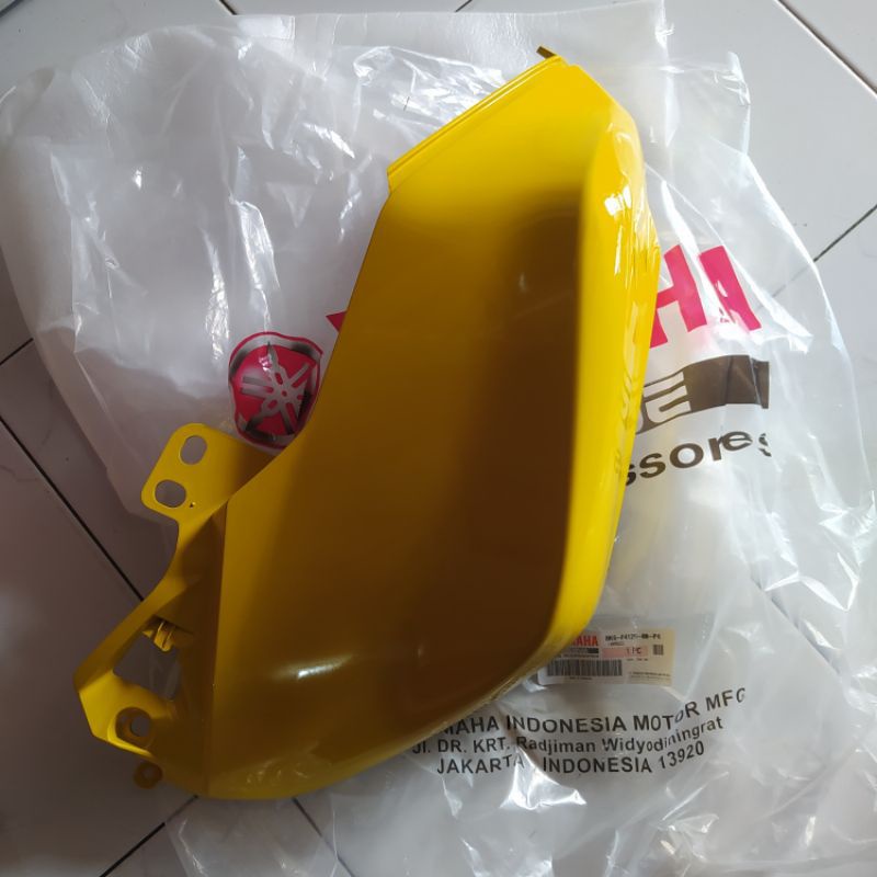 COVER TANGKI SAMPING KIRI R 15 V3 R15 VVA KUNING ORI BK6-F4129-00-P4TERJAMIN 100% ASLI