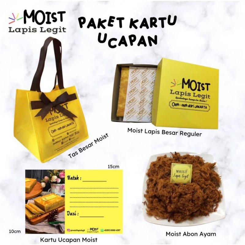

Moist Lapis Besar + Abon Ayam Paket Kartu Ucapan