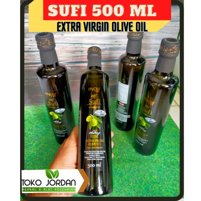Minyak Zaitun Sufi Extra Virgin Olive oil 500ml evoo sufi olive oil BPPOM HALAL