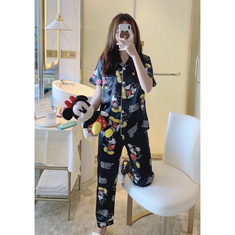 BISA COD..!!! 074067 MICKEY SLEEPWEAR SET