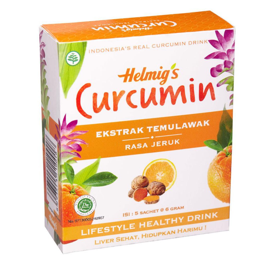 

Helmig's Curcumin Ekstrak Temulawak Rasa Jeruk 5x6gr