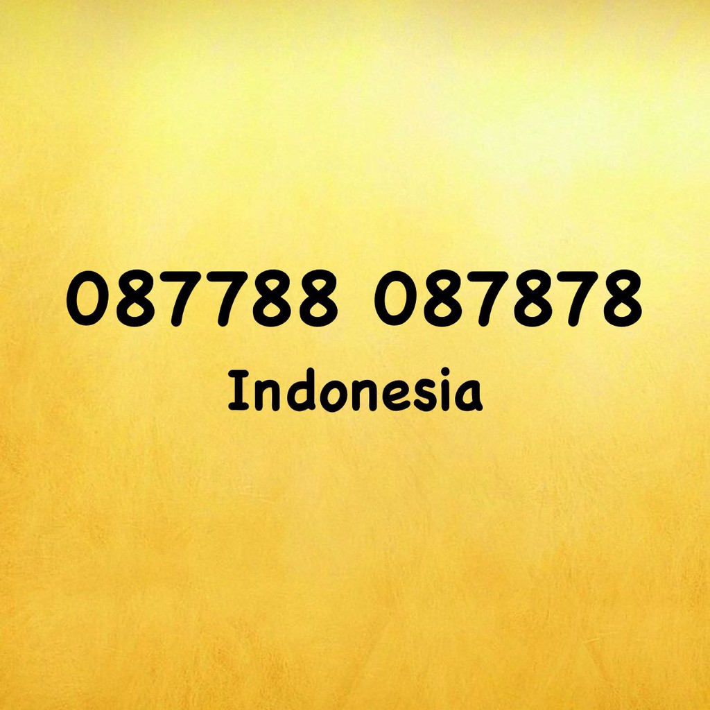 Nomor Cantik XL Bebas Seri 7788 - 7878 - 78 - 788 - 88 - 087788 087878