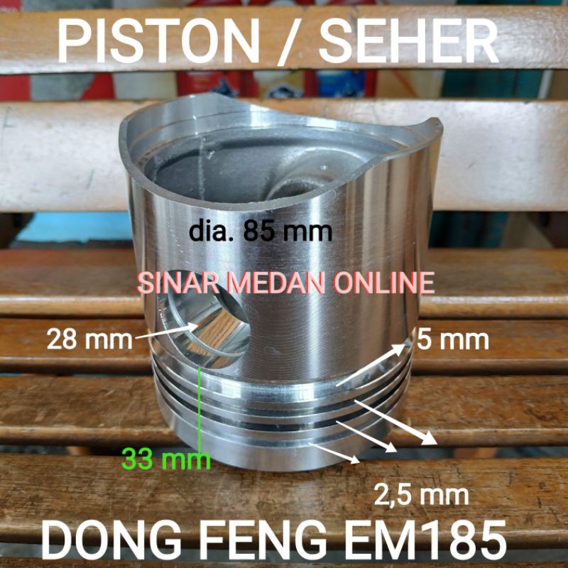 EM185 Piston Dongfeng R100 Seher Dong Feng R185