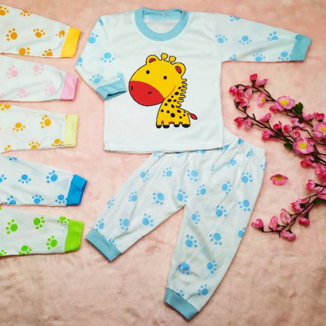 Pakaian Bayi Size 0-12bulan / Piyama anak / Baju Tidur Bayi / Setelan Anak Lengan Panjang