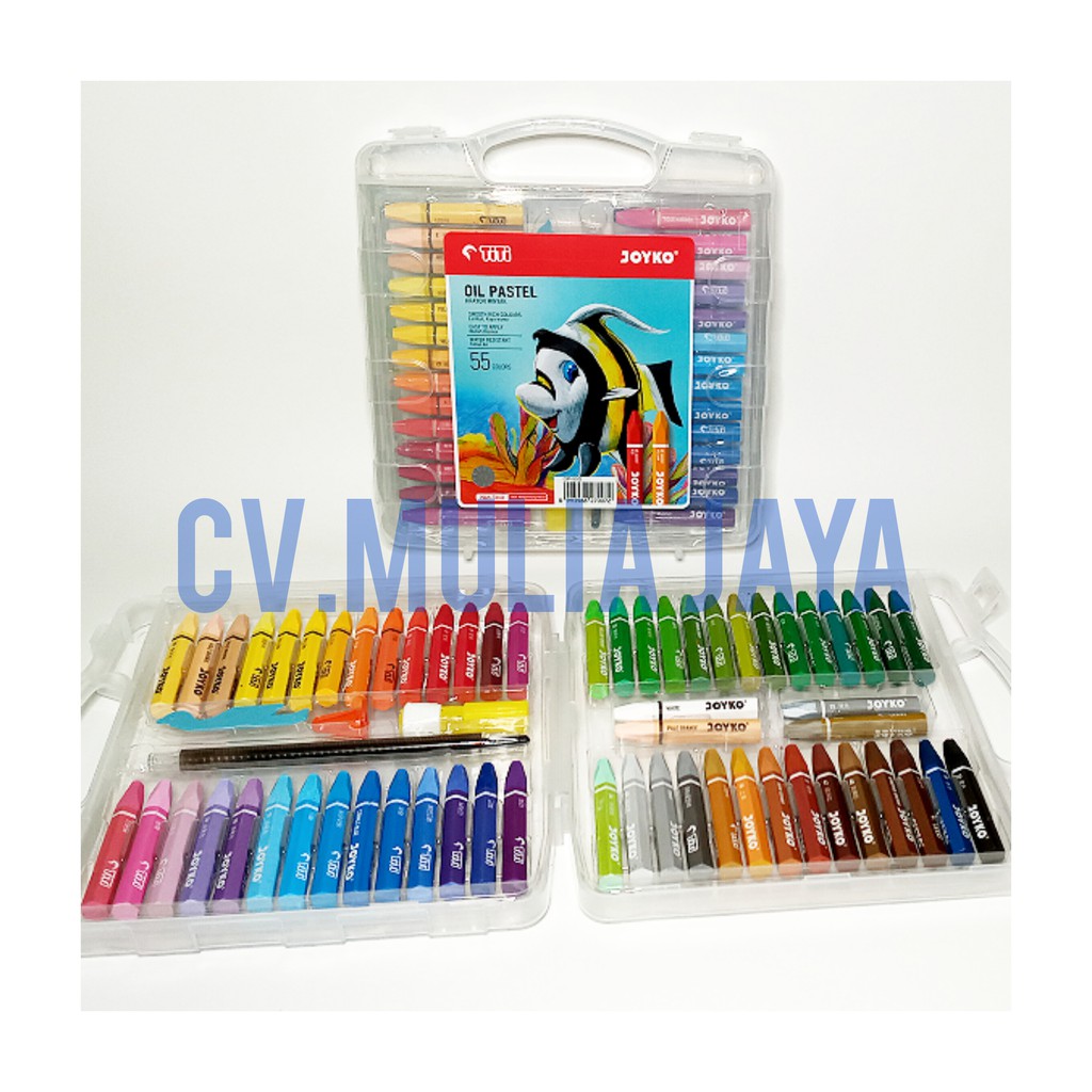 

Oil pastel / krayon minyak / TITI JOYKO crayon OP-55S 55 COLORS