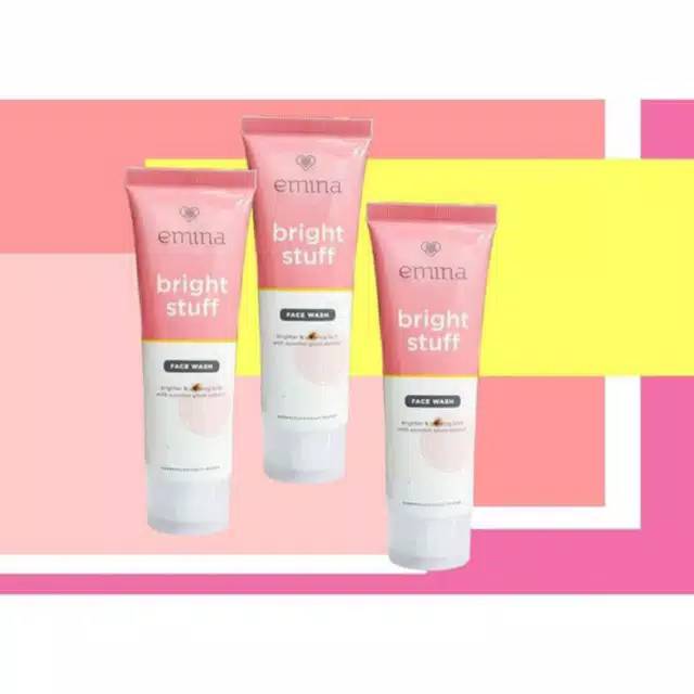 ❤ PAMELA ❤ Emina Bright Stuff Face Wash Sabun Wajah 50 ml