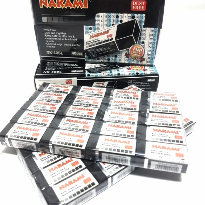 

Re5t0ck Harga Grosir (20pcs) Penghapus Pensil ERASER NAKAWI #j>