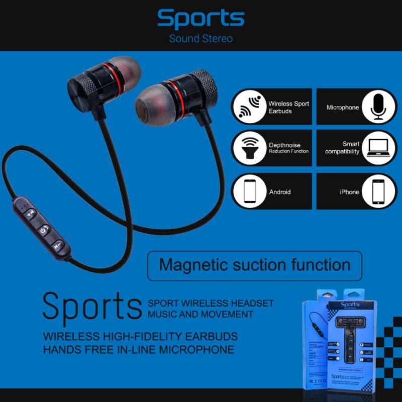 Termurah Promo Hf Bluetooth JBL Magnet Sport