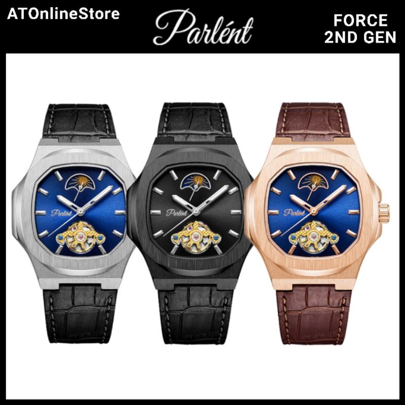 Jam Tangan Pria Automatic Parlent Force 2nd Generation ORIGINAL Garansi Resmi