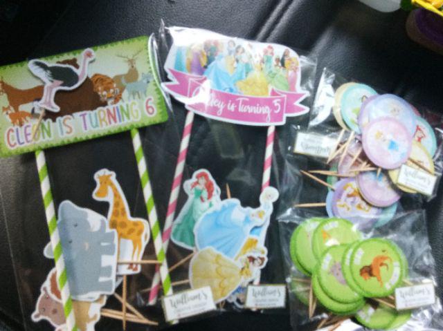 Hiasan Kue Cake Topper Birthday C1 Animal Isi 7