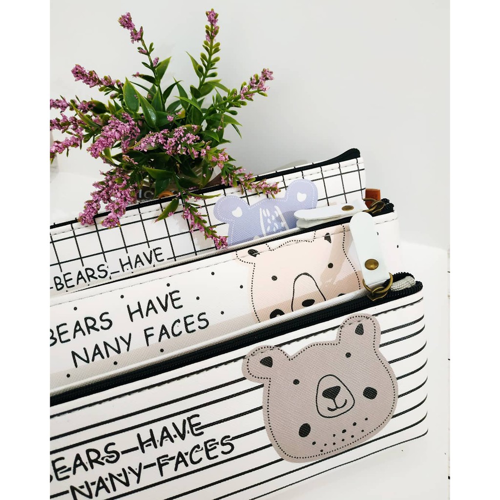 

Tempat Pensil Animal Bear / Kotak Pensil / Pencil Case