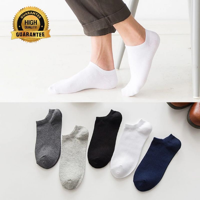 KAOS KAKI PENDEK SEMATA KAKI POLOS PRIA WANITA MURAH