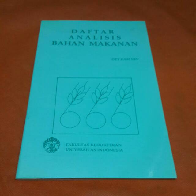 Daftar Analisis Bahan Makanan