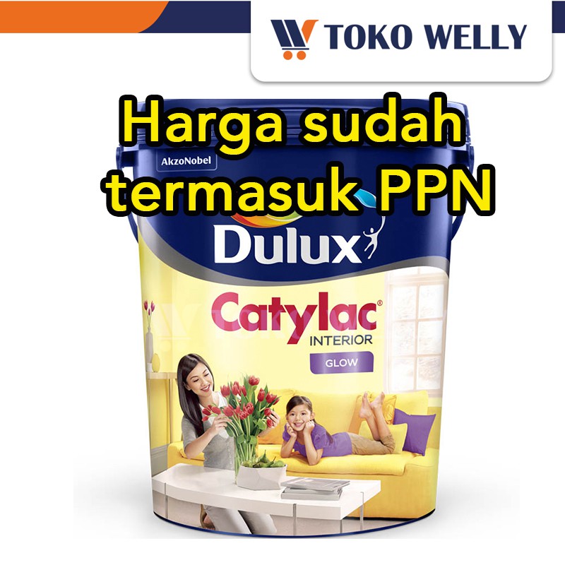 Jual Dulux Catylac Interior Glow Warna 1501 Putih Cat Tembok Galon 5kg Shopee Indonesia 6948