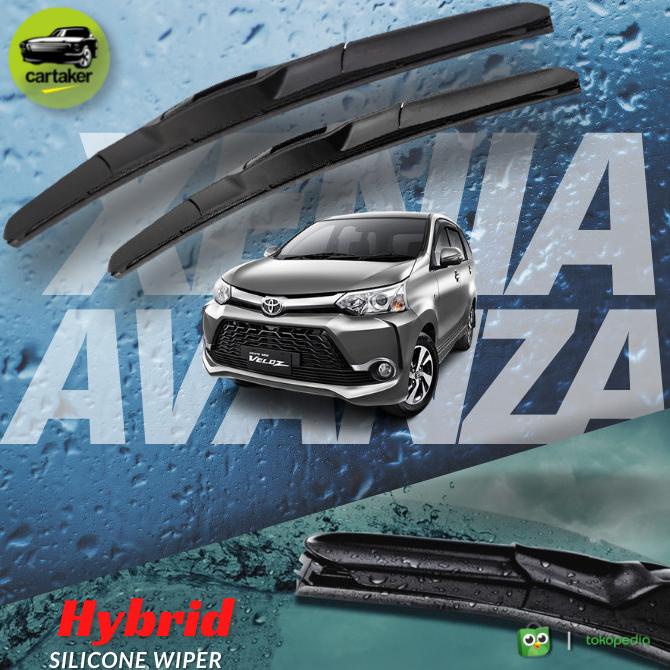 Wiper Frameless Original Avanza Xenia Karet Kaca Mobil Silicon Hybrid
