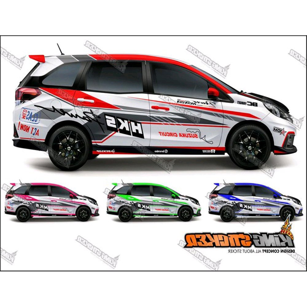 Cutting Sticker Striping Mobil Racing Sport Simple Keren 03 TERLARIS Shopee Indonesia