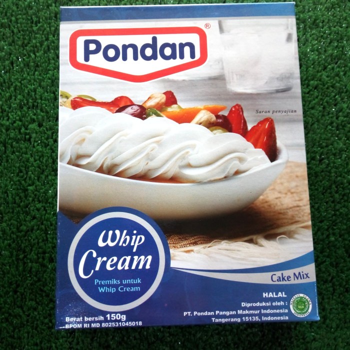 

Krim- Whip Cream Pondan/ Whip Cream Bubuk/ 150Gr -Krim.