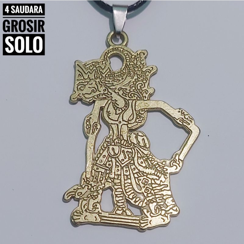 4s Grosir Solo || Kalung Wayang || Kalung Bandul Wayang || Kalung Tali Korean Liontin Wayang Variasi Warna Silver&amp;Gold Bergaya Etnik dan Kasual