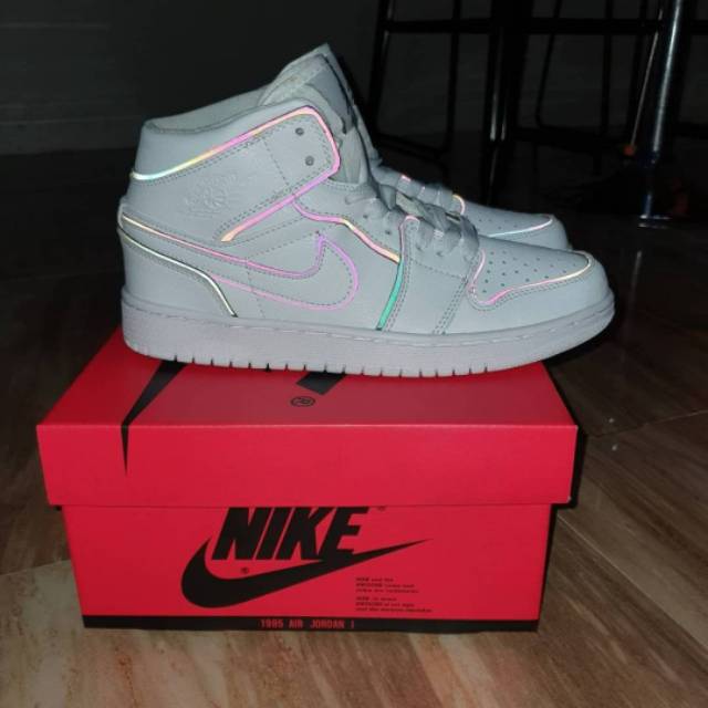 Nike Air Jordan 1 Mid " Iridescent Reflective