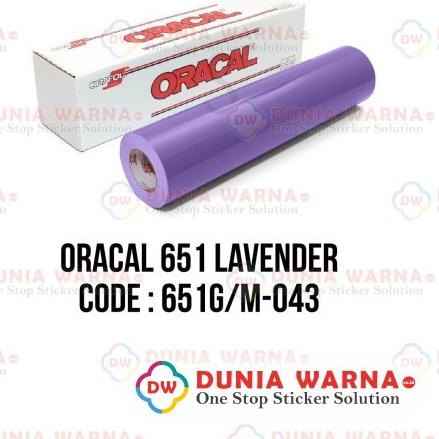 Terbaru METERAN ORACAL 651 043 LAVENDER Gloss Matt Doff Warna Ungu Skotlet Vinyl Lentur Motor Mobil 