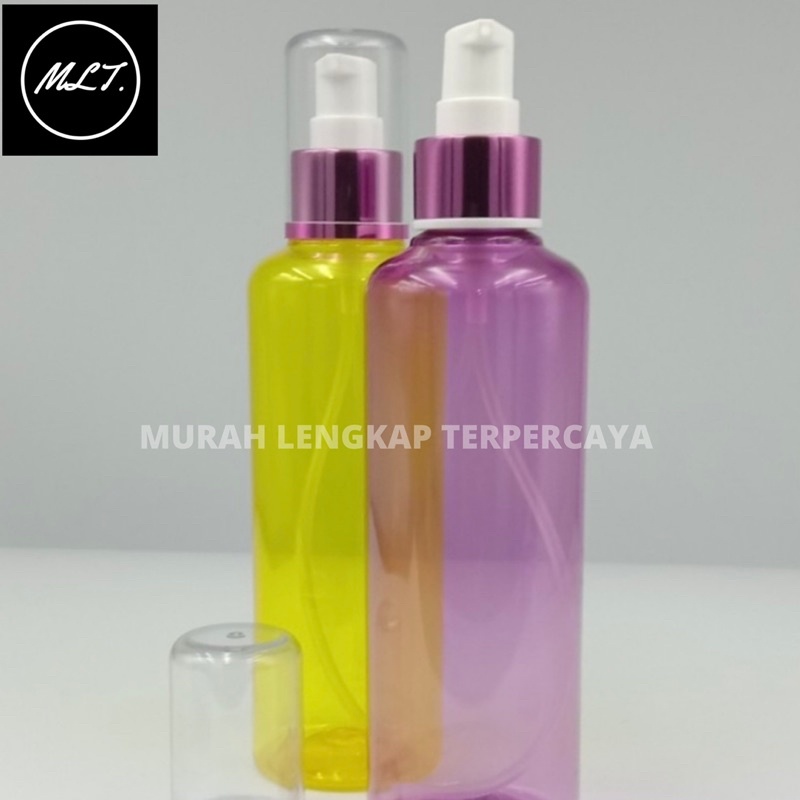 BOTOL TREATMENT PUMP 250 ML FULLCAP PINK / BOTOL PINK 250 ML PUMP TREATMENT FULLCAP PINK