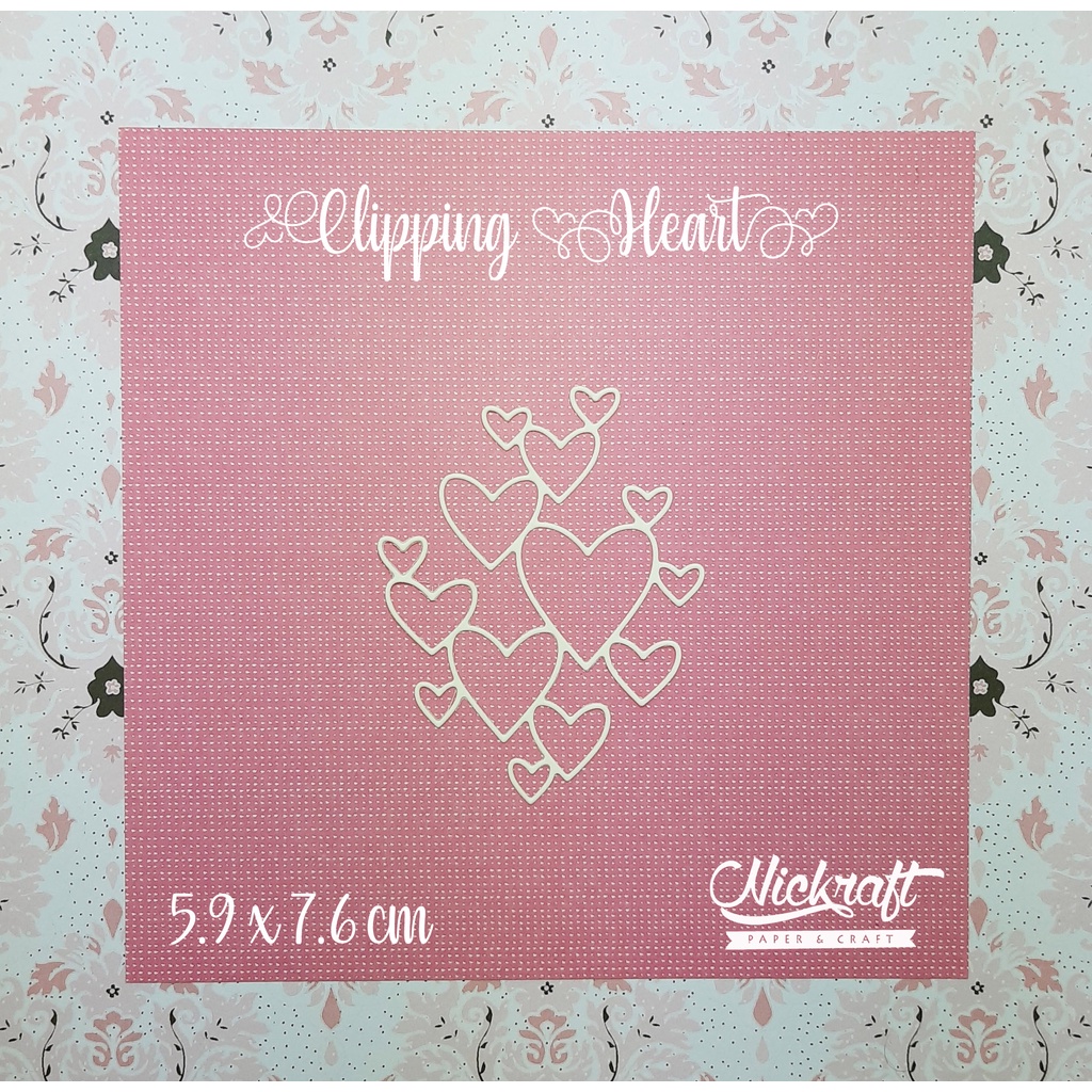 

CLIPPING HEART - Bahan Hiasan Scrapbook HATI LOVE