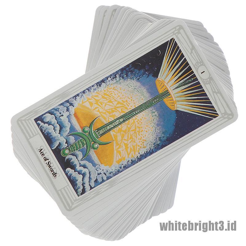 (white3) 78 Kartu Tarot Crowley Thoth Mesir