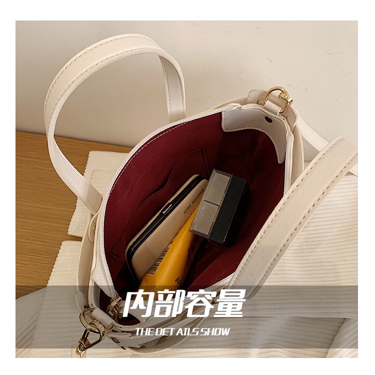 BJ61735 - BLACK/COFFEE/GREEN/KHAKI/WHITE - TAS SLEMPANG OVAL JINJING TOTEBAG HANDBAG TAS WANITA FASHION IMPORT MODIS ELEGAN TERMURAH TERLARIS TERBARU BAGSTORE JAKARTA TAS BATAM ZCJ1735