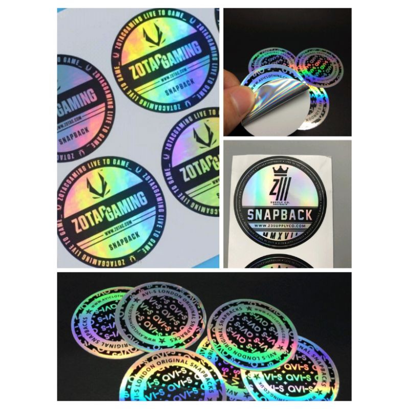 

CETAK STIKER LABEL A3+ (HOLOGRAM)/STIKER KEMASAN/STIKER PRODUK + CUTTING