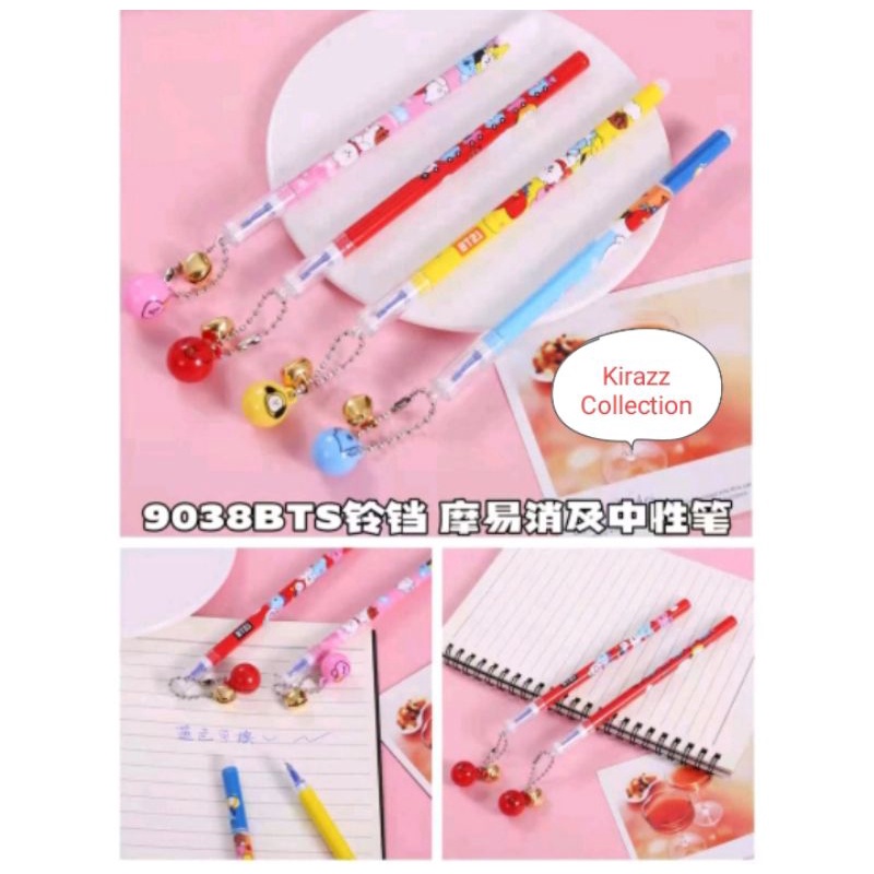 

Pulpen Gel gantung lonceng BTS/BT21 murah