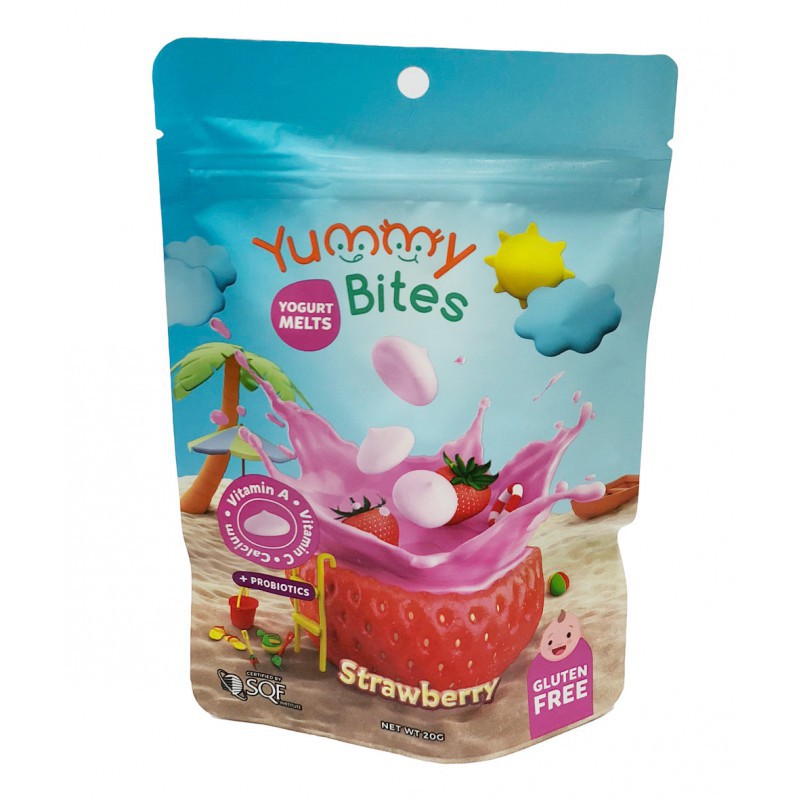 Yummy Bites Yogurt Melt 20gr - Strawberry