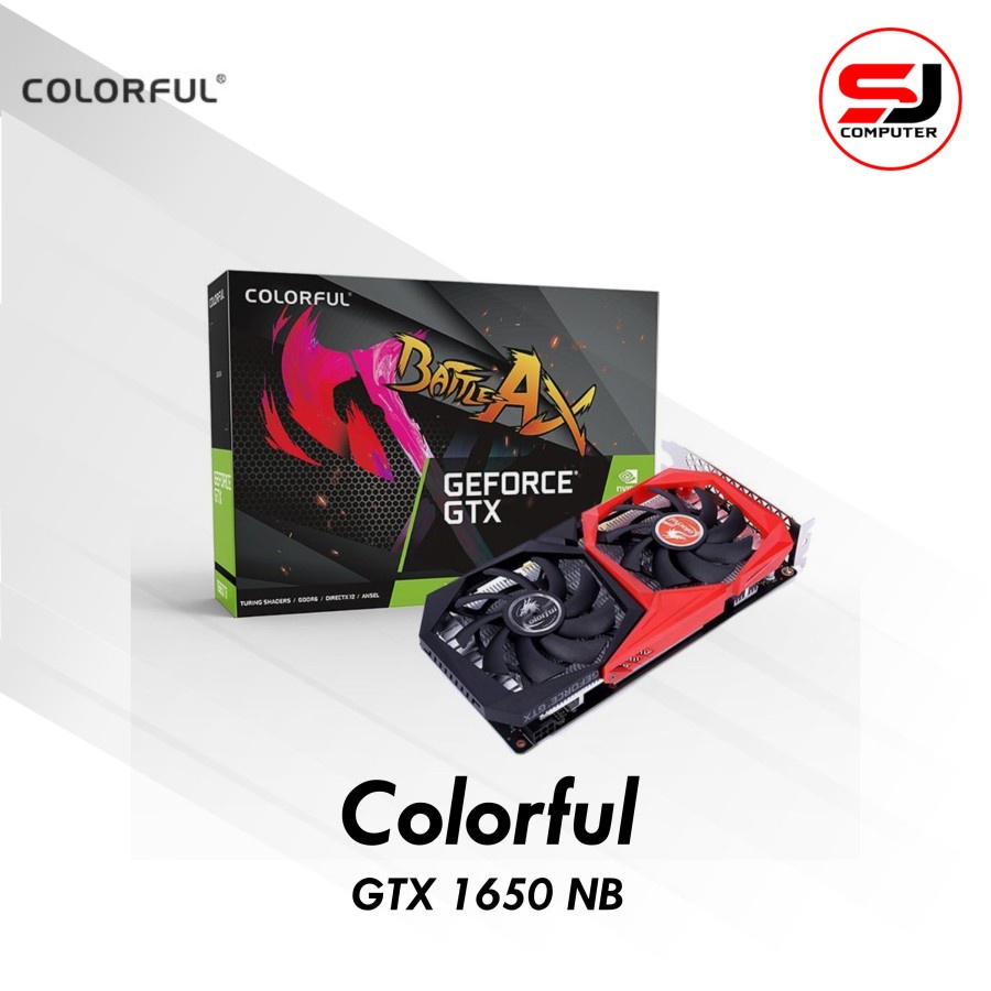 VGA Colorful GTX 1650 NB 4G DDR6 GEFORCE GTX1650