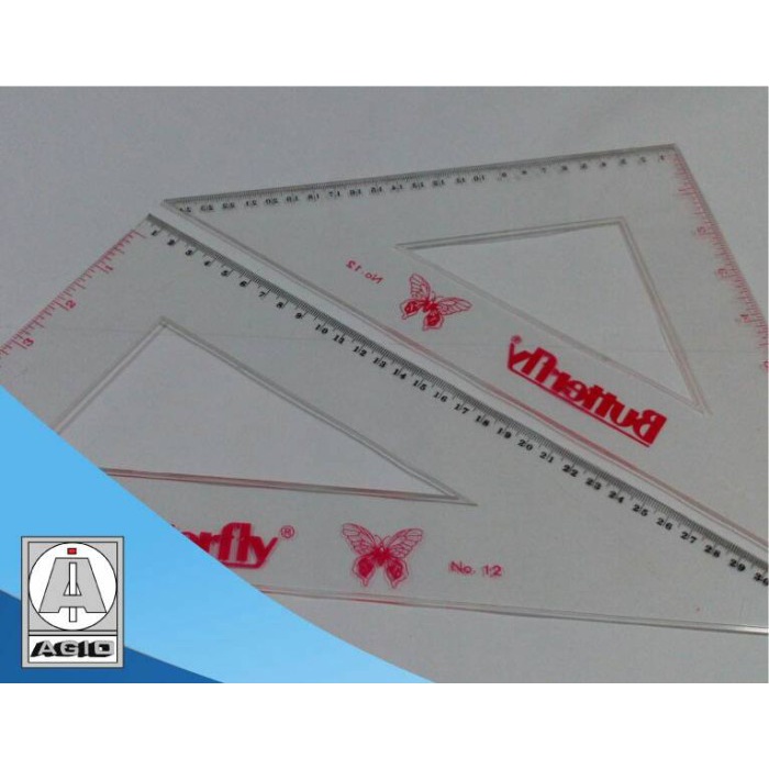 

Jualan Penggaris Segitiga Butterfly No.12 Diskon