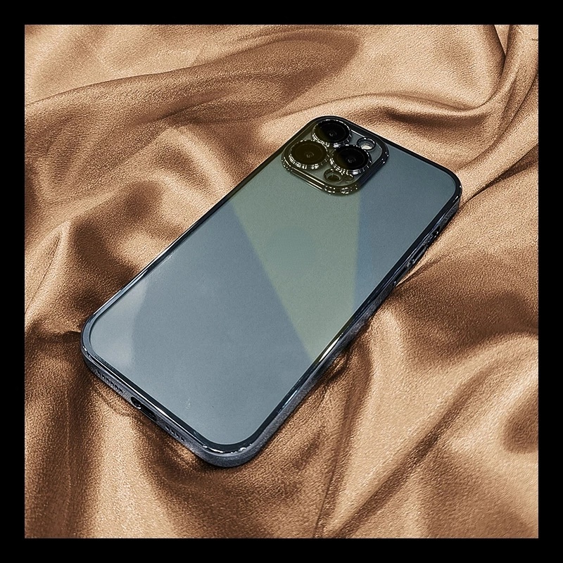 Soft Case Transparan Bentuk Kotak Shockproof Untuk IPhone 7 8 Plus X Xs 13 12 11 14 Pro Max