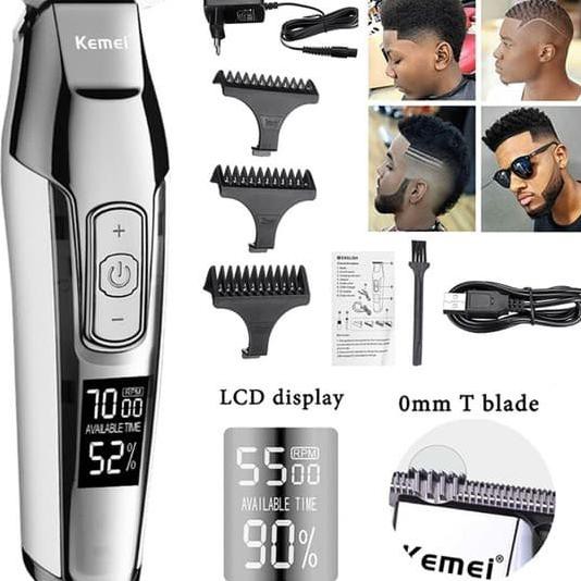 Alat Cukur Rambut Jenggot Kemei 5027 Hair Clipper Detailer KM-5027