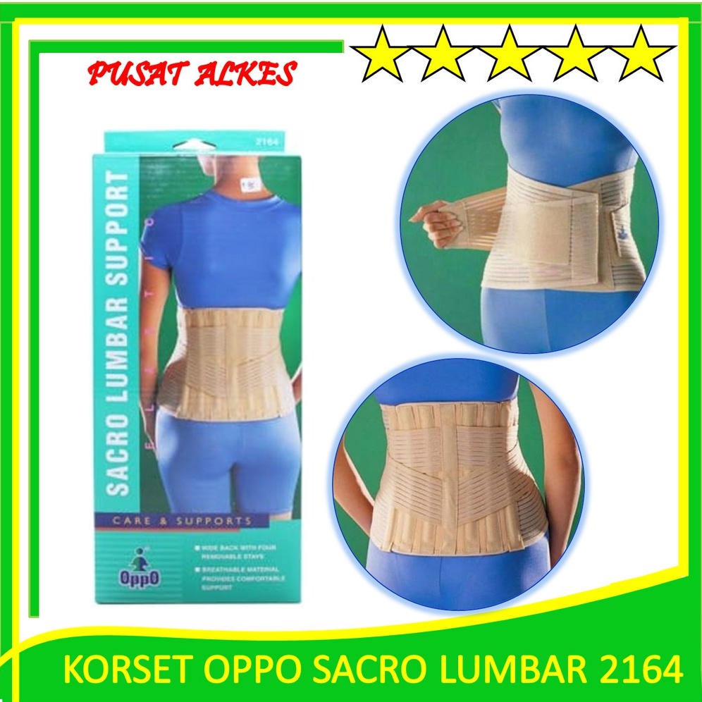 (Original) KORSET KESEHATAN PINGGANG OPPO SACRO LUMBAR 2164 ORIGINAL / SACRO LUMBAL KORSET KESEHATAN