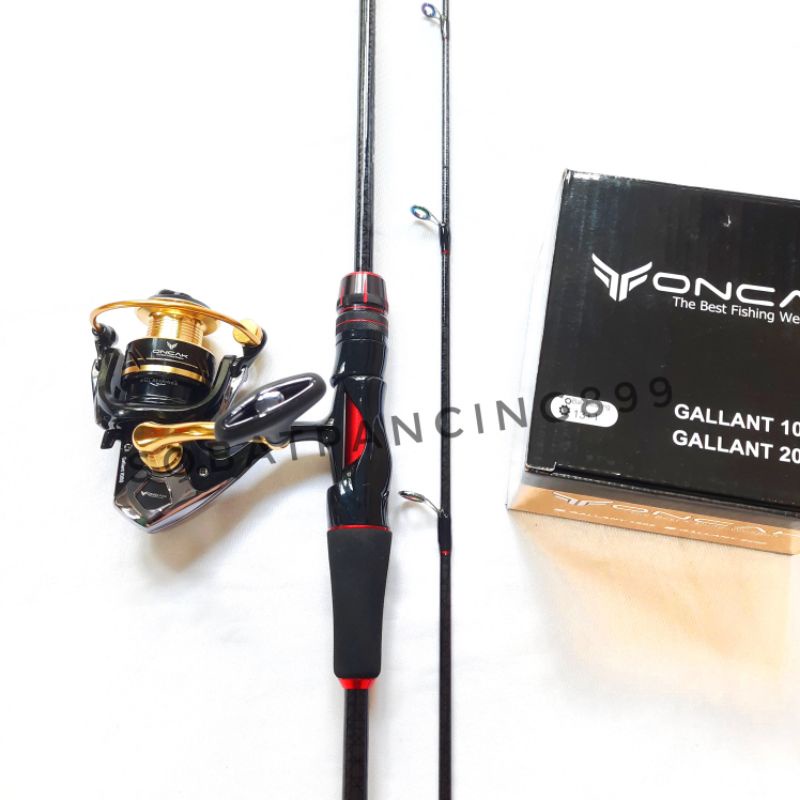 joran set spinning oncak BLACK EYE 602 + ONCAK GALLANT 2000