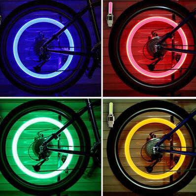 Bicycle valve light tire valve light spoke LED bicycle light 4color tire light