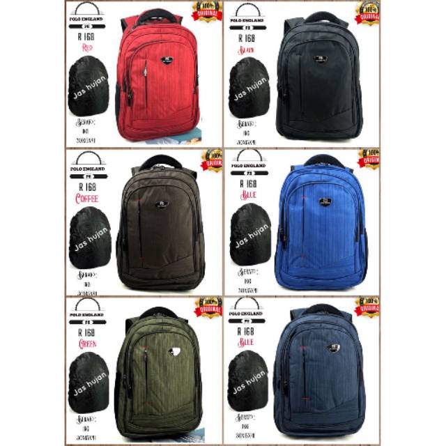 Tas Ransel polo England seri *R168*