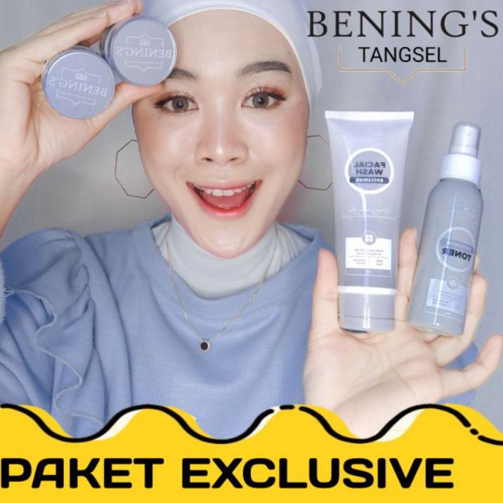 ♥ BENING SKINCARE DR OKY PRATAMA PAKET EXLUSIVE/BENINGS CLINIC/BENING SKINCARE/PAKET KECANTIKAN ֍