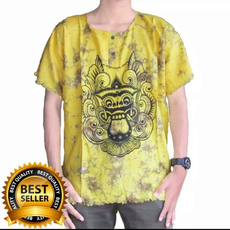 BAJU BARONG BALI JUMBO XXL/XXXL BAJU KHAS BALI BERCAK PRIA WANITA