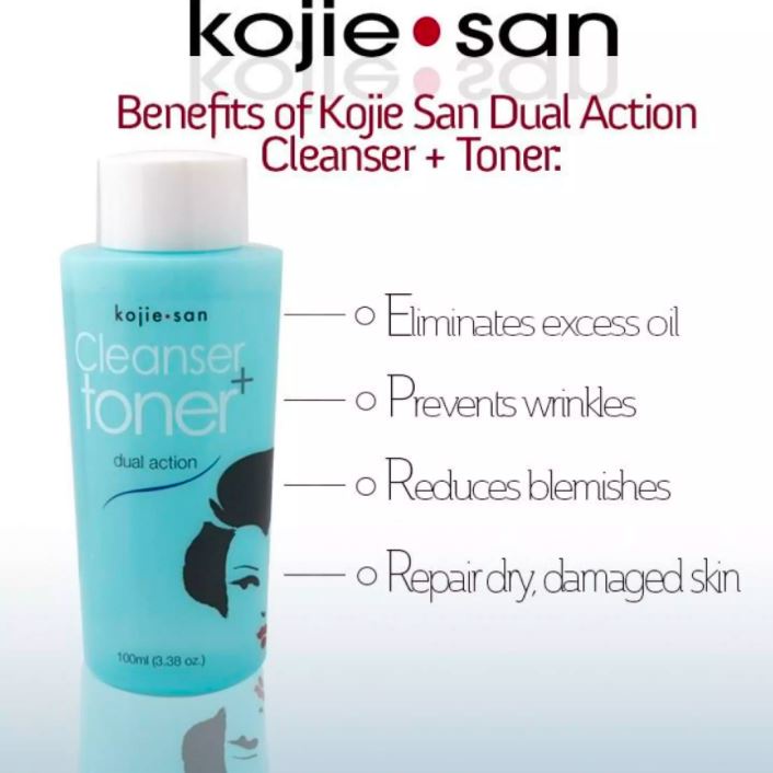 Kojie San Cleanser + Toner Dual Action 100ml