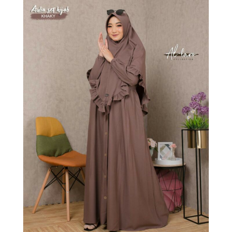 GAMIS KEKINIAN SET AULIA BY AL FARO/ GAMIS SET HIJAB